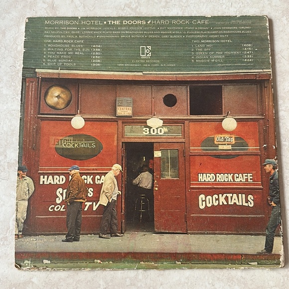 DOORS ORIGINAL VINYL MORRISON HOTEL - Cracked vinyl signed by Ray Manzarek! - Picture 2 of 6